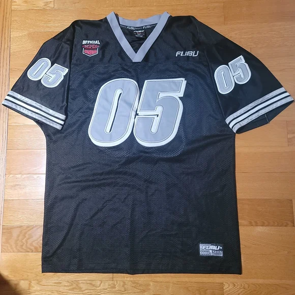 FUBU Black and Gray Jersey - Picture 4 of 9